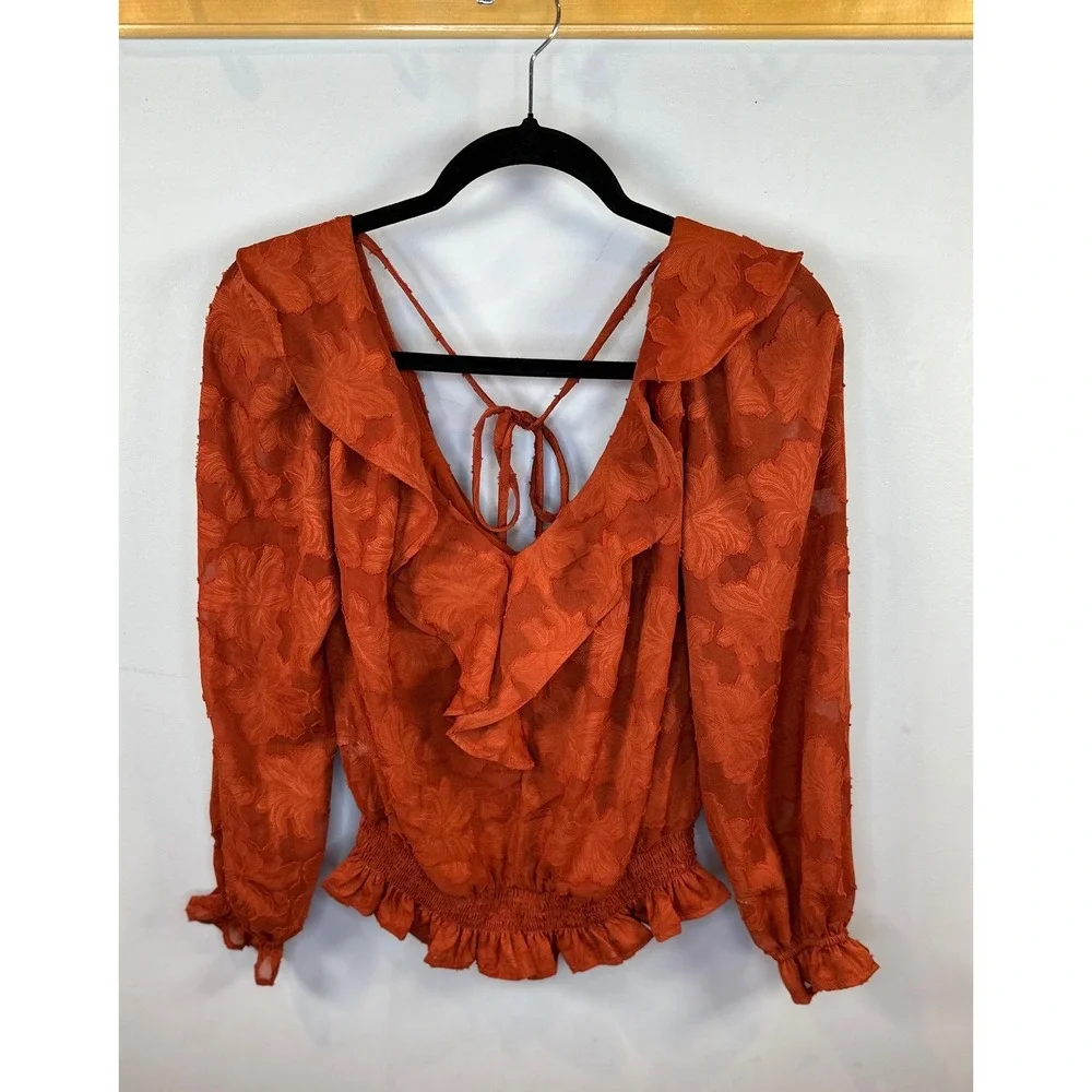 Anthropologie crimson red